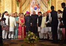 विधानसभा अध्यक्ष तोमर के सुपुत्र के आशीर्वाद समारोह में उप राष्ट्रपति धनखड़, मुख्यमंत्री डॉ. यादव, योगी आदित्यनाथ सहित अनेक दिग्गज हस्तियों ने वर-वधु को दिया आशीर्वाद